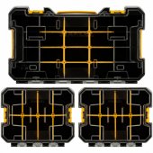 Stanley Organizer Set PRO-STACK Organizer Set (black/ transparent, 3-pi