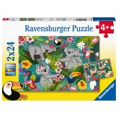 _6821025 Ravensburger Puzzle 2x24 pc Koalas and Sloths