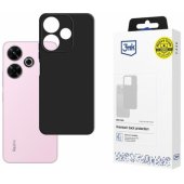 Matinis dėklas Xiaomi Redmi Note 13R 5G/ Redmi 13 4G, juodas