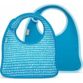 Built Śliniak Mess Mate Dribble Dots Blue 2 szt.