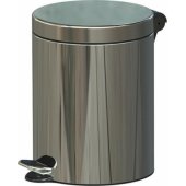 ALDA pedal trashcan silver (AF611-19)