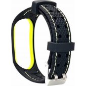 Sport Strap Xiaomi Mi Band 3/ 4 Black-Lime