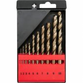 Wiertło Yato HSS walcowe 2 7 4 5 1 3 6 10 8 9mm zestaw (YT-41