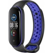 Design Strap Xiaomi Mi Band 7/ 6/ 5 Black-Blue