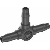 Micro-Drip-System T formos jungtis 4,6 mm (3/ 16), jungtis (tamsiai pilka,