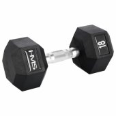 HMS HEX PRO 18 kg hantelis, juodas
