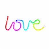 LED RGB LOVE FLRN01 + RC