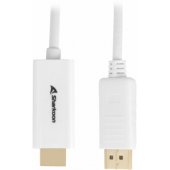 Displayport 1.2 to HDMI 4K 2 m White