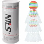 Nils Extreme NBL6020 nailoniniai badmintono kamuoliukai, 3 vnt., NILS