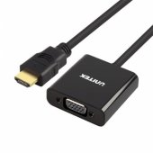 Adapter HDMI - VGA + Jack 3.5mm Black