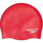Plain Moulded silicon Jr cap, red