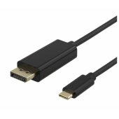Cable USB-C – DisplayPort 1.2 4K 60Hz 1m Black