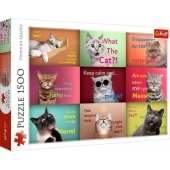 Trefl 26212 Funny Cat Portraits 1500 Piece Puzzle