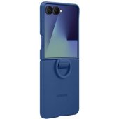 "Silicone Cover with Ring Samsung Galaxy Z Flip 7" Blue EF-PF766TNEGWW