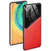 Odinis galinis dėklas Lens, skirtas Xiaomi Mi 11, raudonas