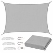 Sun Shade Sail, Waterproof, Gray, 300x400 cm