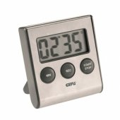 GEFU CONTARE Digital kitchen timer Black, Stainless steel