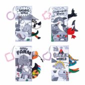 Set of Soft Educational Sensory Books for Toddlers 4pcs