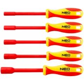 Insulated socket screwdrivers 5 pcs.