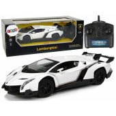 Sports Car R/ C 1:24 Lamborghini Veneno White 2.4 G Lights