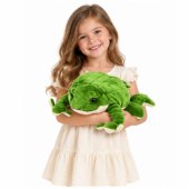 Plush Frog Stuffed Animal, Soft Weighted Frog Toy, Green, 58 cm