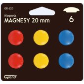 Grand magnetai 20 mm, lizdinė pakuotė, 6 vnt. - 192691