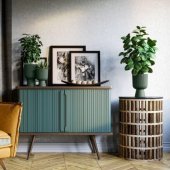 4368108 Keli Mika 18 cm, žalias Eco Wood