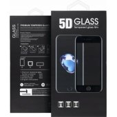 5D visiškai klijuojamas grūdintas stiklas Xiaomi Redmi Note 9 5G juodas