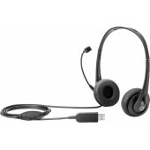 Stereo USB Headset T1A67AA Black