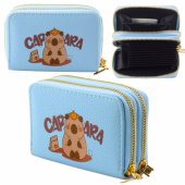 Two-compartment wallet with card compartments Kapybara Blue 12.5 x 8.5