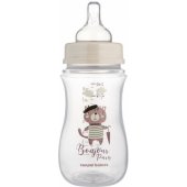 Anti-colic Wide Neck 240ml PP Easy Start BONJOUR PARIS 35/ 232 Pink