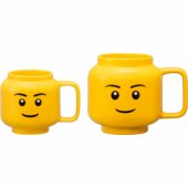 LEGO keraminis puodelis berniukui, didelis (geltonas)