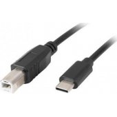 Kabelis USB-C(M)-USB-B(M) 3m juodas