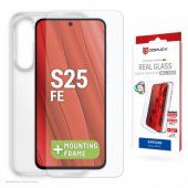 Real Glass S25 FE Screen Protector (2D) + Case