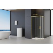 Vento Firenze Gold 90X90X195, stikls 6mm Easy Clean