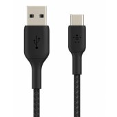 Pintas USB-C į USB-A kabelis 2m Juodas