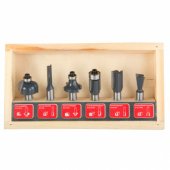 Profile cutter set for wood 6pcs D8mm