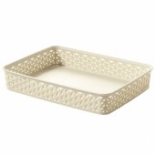 Krepšelis My Style Rattan Cream A4 6x27x36cm