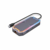 D1029A USB-C HDMI PD 100W RGB Grey