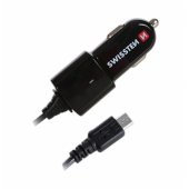 "Premium Car + Micro USB 1A" Black