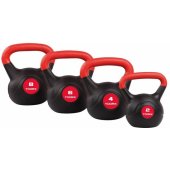 PVC danga padengtas svarmuo su rankena 4 kg