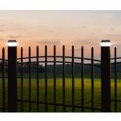 GreenBlue Lampa solarna LED na słupek GreenBlue, 100x100mm, daszek kop