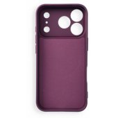Silikoninis Mag Case iPhone 17 Pro/ 18 Pro, bordo