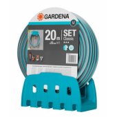GARDENA wall hose holder with classic hose (20 meters, with connection