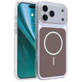 Hidden Pearl Epoxy Mag Case iPhone 17 Pro Max Brown