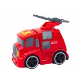 Fire Department Fire Truck Cannon Sounds Lights Drive Red