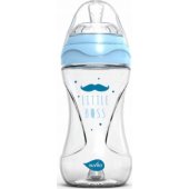Collection Glass Biberon Vetro 240 ml Con Valvola Riduci Coliche Blue