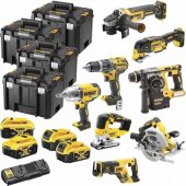 DEWALT. 18V DCK865P4T KOMBINUOTAS RINKINYS (DCD796, DCF899H, DCS367, DCH