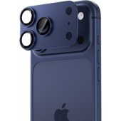 Tempered Glass Warrior Metal Integrated Lens iPhone 17 Pro Max Blue