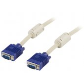 Monitoriaus kabelis VGA M/ M 1,8 m pilkas/ mėlynas